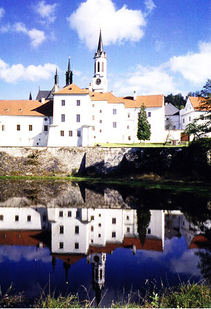 Grabplatte des Klostergründers Wok von Rosenberg in Hohenfurt